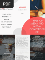 Types of Media and Media Convergen CE: Members