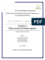 Filtros activos de banda angosta