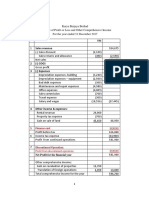 Sales Revenue: 5 Finance Cost