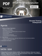 Tunnel Lining Design and Construction Guide | PDF | Tunnel | Concrete