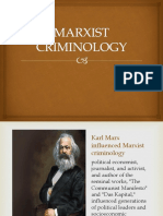 Marxist Criminology