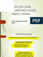 Metode Sampel Dan Analisis Toksikologi