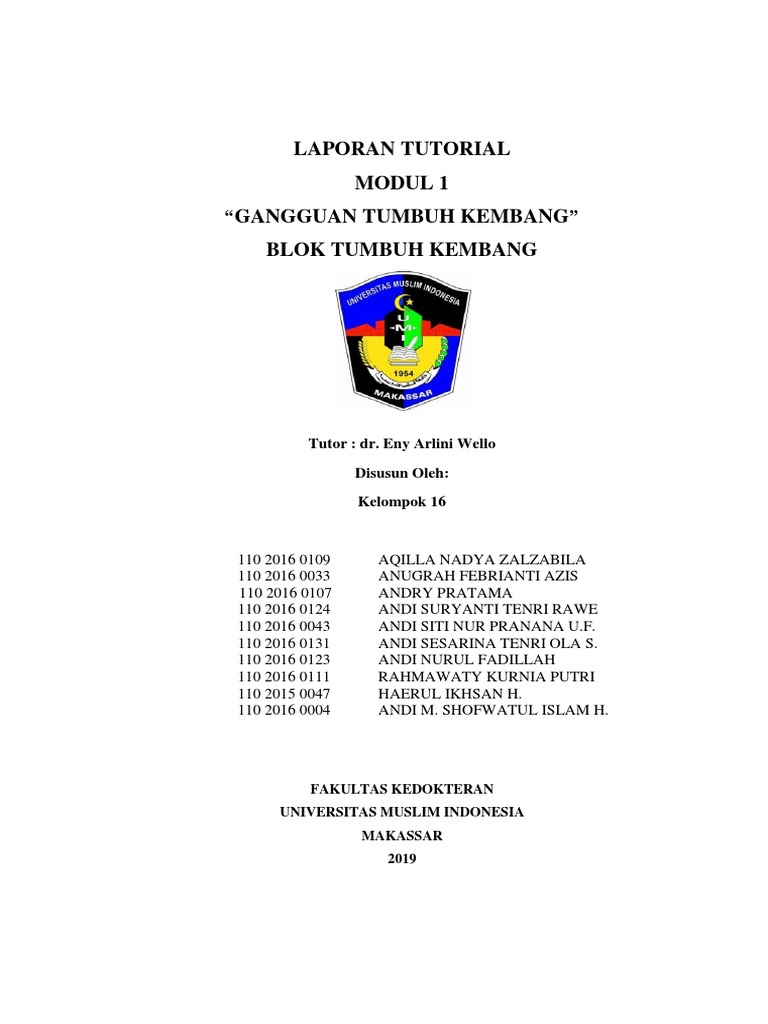 Laporan Tutorial Modul 1 | PDF