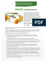 ProdukBaruHPAImobile Sabun Madu PDF