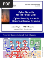 Cyber Security For The Power Grid: Cyber Security Issues & Securing Control Systems