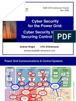 Cyber Security For The Power Grid: Cyber Security Issues & Securing Control Systems