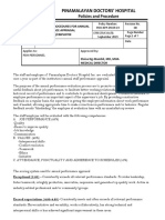 Pinamalayan Doctors' Hospital: Policies and Procedure