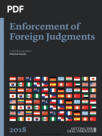 Enforcement of Foreign Judgments: Contributing Editor