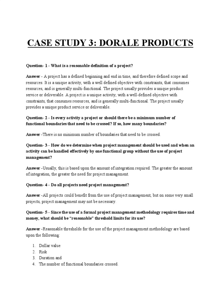 Case Study 3 | PDF