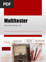 Multitester: Parts and Its Proper Use