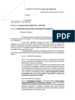 Requisição de Registros de Comunicações Pelo Delegado de Polícia