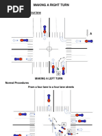 Making A Right Turn: Normal Procedures From A Four Lane To A Four Lane