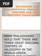 Expanding Our Philosophical Frames