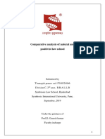 Comparative Analysis of Natural and Positivist Law School