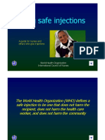Giving Safe Injections: A Guide For Nurses and Others Who Give Injections
