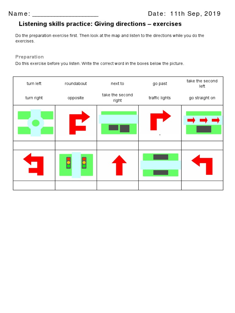 Asking and Giving Directions | PDF | Human Communication | Education Theory