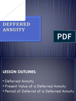 Deferred Annuity