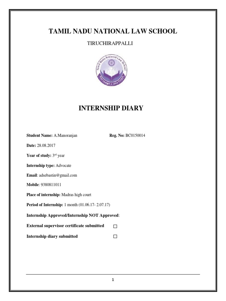 Internship Diary Mano  PDF  Lawsuit  Mediation