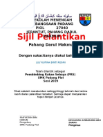 SIJIL Watikah Lantikan PRS 2019