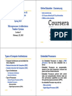 EE2323:Microprocessors & Computer Architecture: February 25, 2013