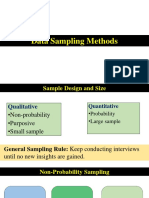 Data Sampling Methods PDF