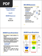 8086 & 8088 Microprocessors: Spring 2013