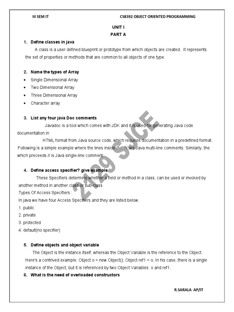 Cs92 Class Computer Programming Inheritance Object Oriented Programming