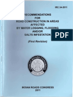 Recommendations for Road Construction in Waterlogged Areas