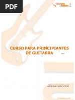 Curso Básico de Guitarra para Principiantes | PDF | Guitarras | Acorde ...