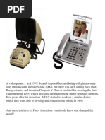 A Video Phone