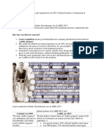 Land Acquisition Act Comparison: Key Differences Between LARR 2013 and Land Ordinance 2014