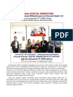 Training Effective DIGITAL MARKETING as Digital Activation