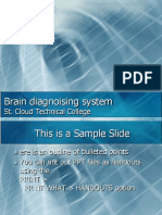 Brain Diagnoising System: St. Cloud Technical College