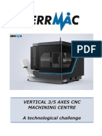 Vertical 3/5 Axes CNC Machining Centre