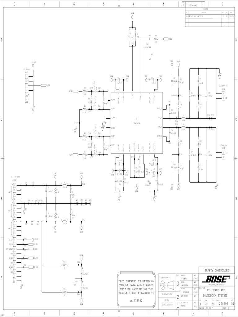 Bose SoundDock Wiring Diagram | PDF