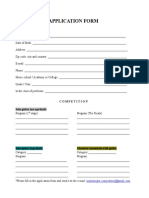 Application Form ENG