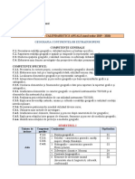 Planificare Geografie 7