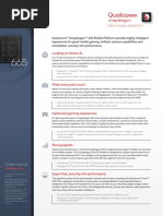 Snapdragon 665 Mobile Platform Product Brief PDF