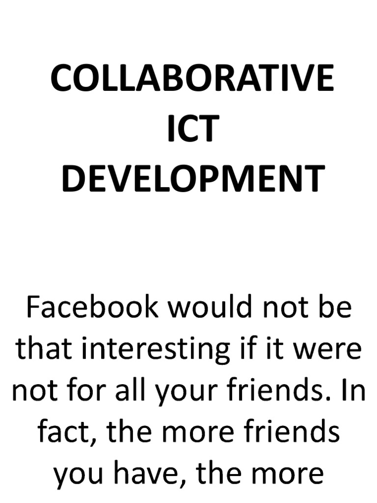 Collaborative ICT Development Guide | PDF