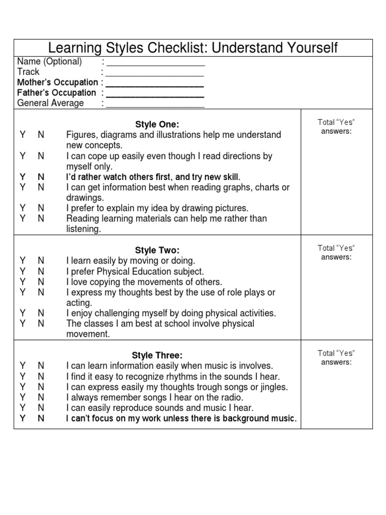 learning-styles-checklist-pdf