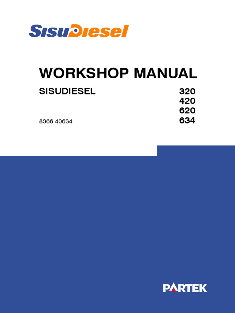 Sisu Disel 320 420 620 634 | PDF | Engines | Fuel Injection