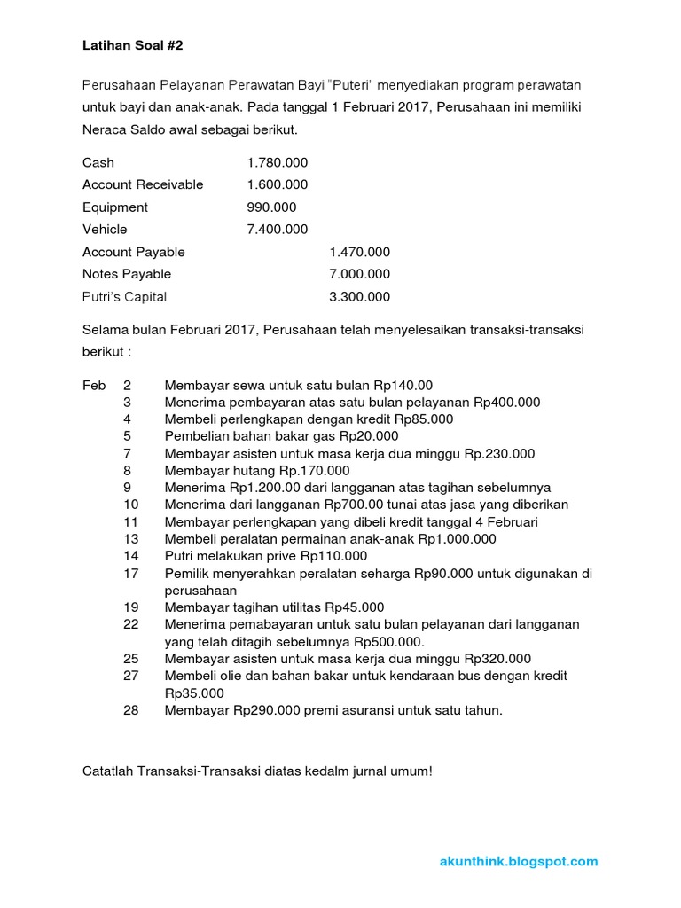 Soal Dan Jawaban Account Receivable Ilmusosial Id