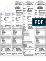 Deccan Education Society's WILLINGDON COLLEGE fee receipt form