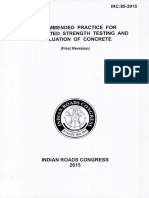 IRC 85-2015 Recommended Practice For Accelerated Strength Testing and Evaluation of Concrete For Road and Airfield Constructions PDF