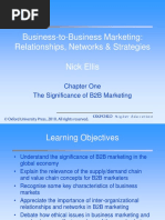 Business-to-Business Marketing: Relationships, Networks & Strategies Nick Ellis