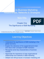 Business-to-Business Marketing: Relationships, Networks & Strategies Nick Ellis