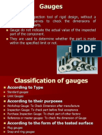 Gauges: Inspection Tools for Checking Manufacturing Tolerances