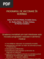 Programul Vaccinare in Romania