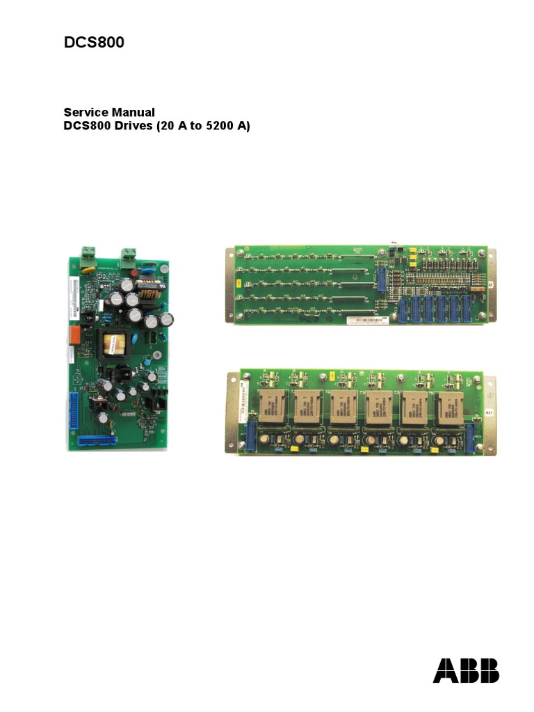 DCS800 Service Manual Overview | PDF | Switch | Electromagnetism