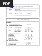 Post Tensioned Beam Design